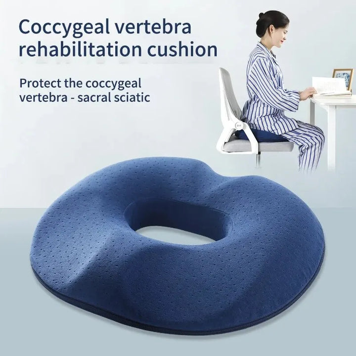 Skanto | OrthoRelax | Memory Foam Sitzkissen | Steißbein- & Wirbelsäulenentlastung | Ergonomisch & Komfortabel