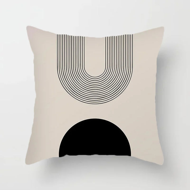 Moderne Kunst Abstraktes Muster Dekorative Kissenbezüge Kreative Linie Sofa Stuhl Kissenbezug Home Office Dekor | Skanto