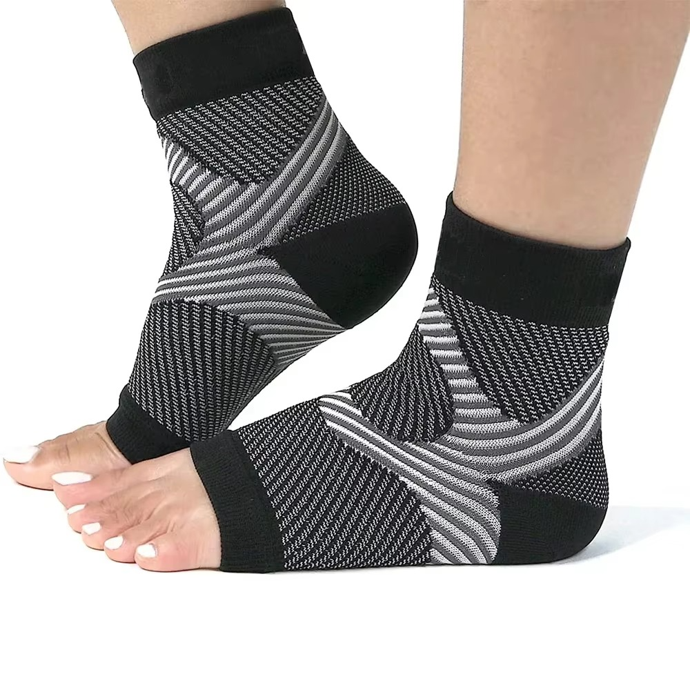 Skanto | Plantarfasziitis-Nachtkompressionssocken mit Fersen- und Fußgewölbeunterstützung