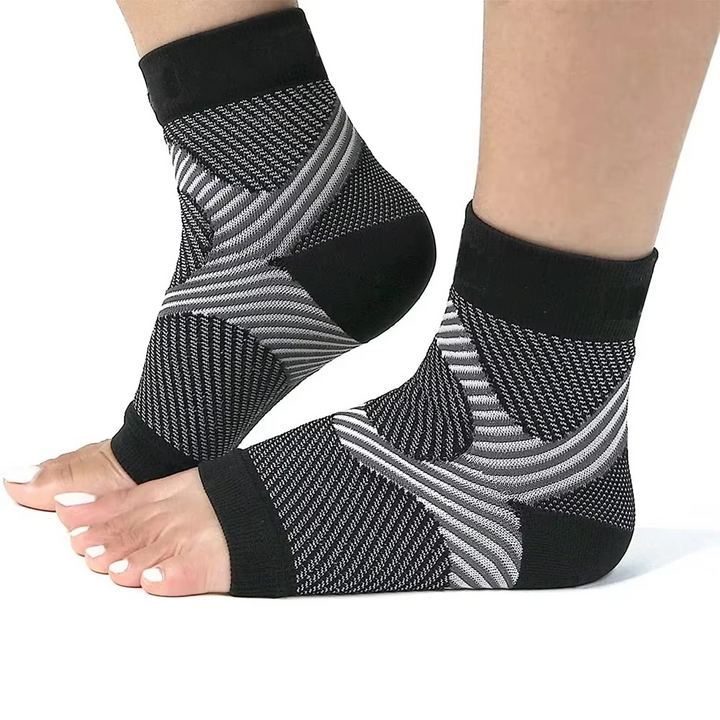 Skanto | Plantarfasziitis-Nachtkompressionssocken mit Fersen- und Fußgewölbeunterstützung