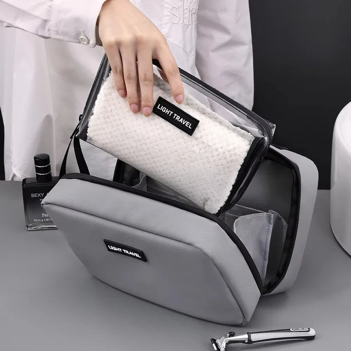 Skanto | Packvard Herren Kulturbeutel Reisetasche | 24×16×11 cm | Wasserabweisend & Reißfest | Mit Griff & Viel Stauraum
