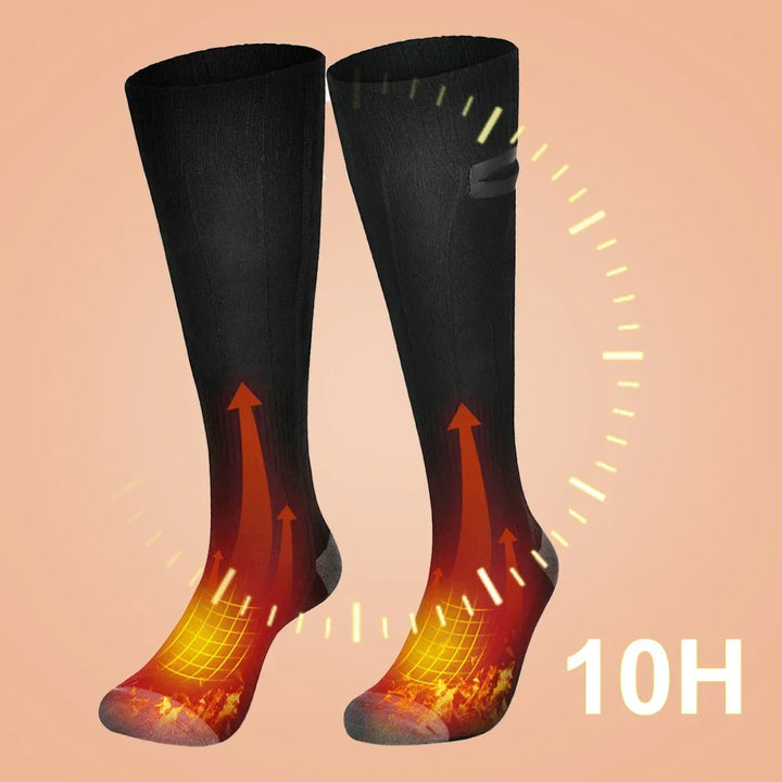 Skanto | Thermavolt Beheizte Socken | 3 Heizstufen | Mit Powerbank | Warme Unisex-Wintersocken für Outdoor & Reisen
