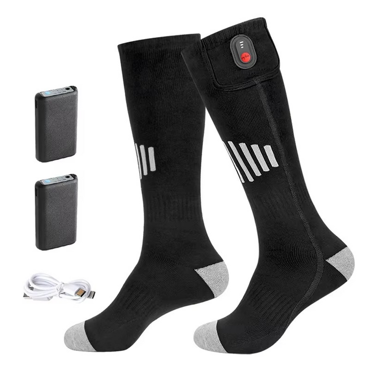 Skanto | Wiederaufladbare USB-Heizsocken mit elektrischer Thermofunktion für kaltes Wetter