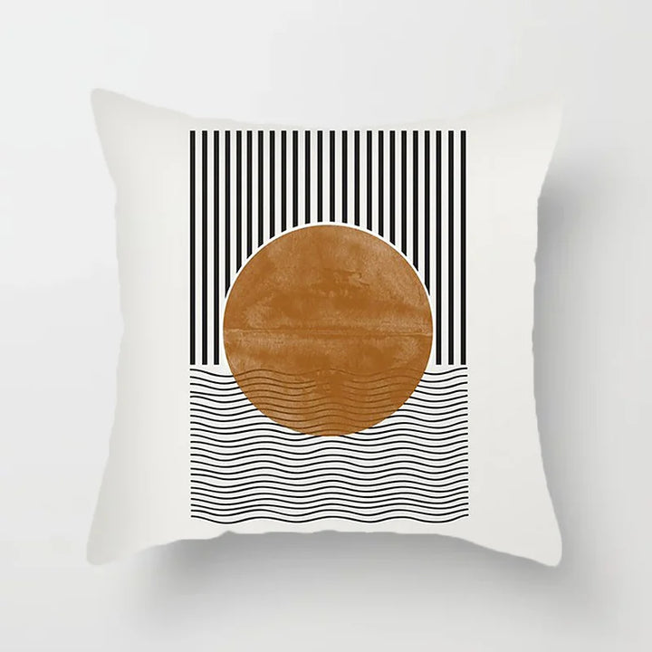 Moderne Kunst Abstraktes Muster Dekorative Kissenbezüge Kreative Linie Sofa Stuhl Kissenbezug Home Office Dekor | Skanto
