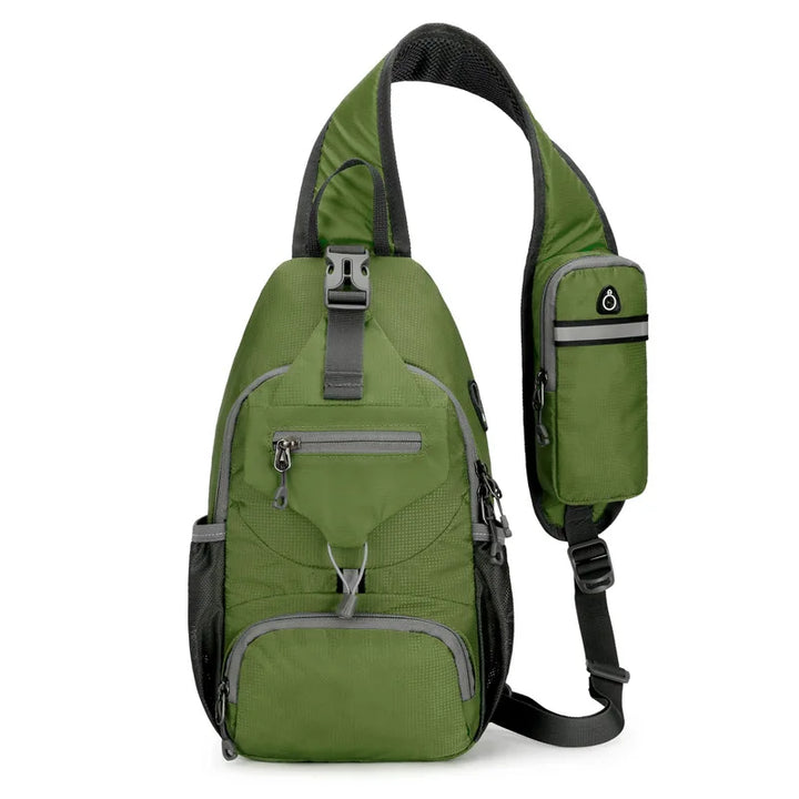 Skanto | SecurePack | Wasserdichter Anti-Diebstahl-Rucksack mit mehreren Fächern – Leichte Crossbody-Reisetasche