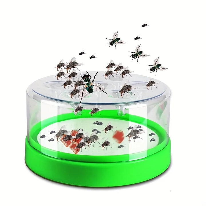 Skanto | EcoTrap 7 Fliegenfalle | Wiederverwendbar & Ungiftig | Ohne Strom & Chemikalien | Mit 7 Eingängen für effektive Fliegenkontrolle