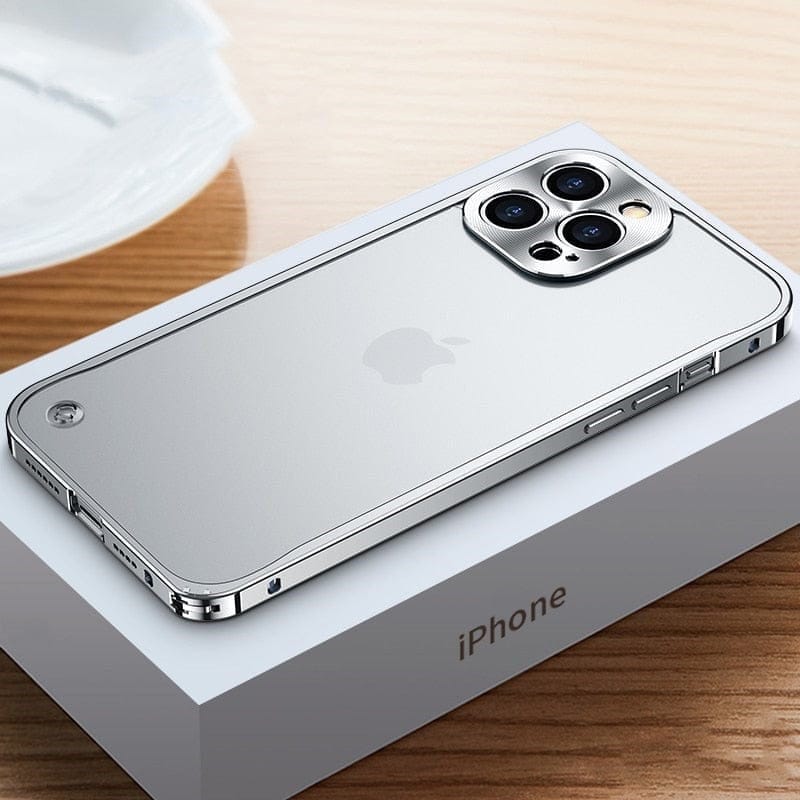 iPhone Aluminium-Hülle | CNC-gefräster Metallrahmen für Schutz | Mehrere Farben