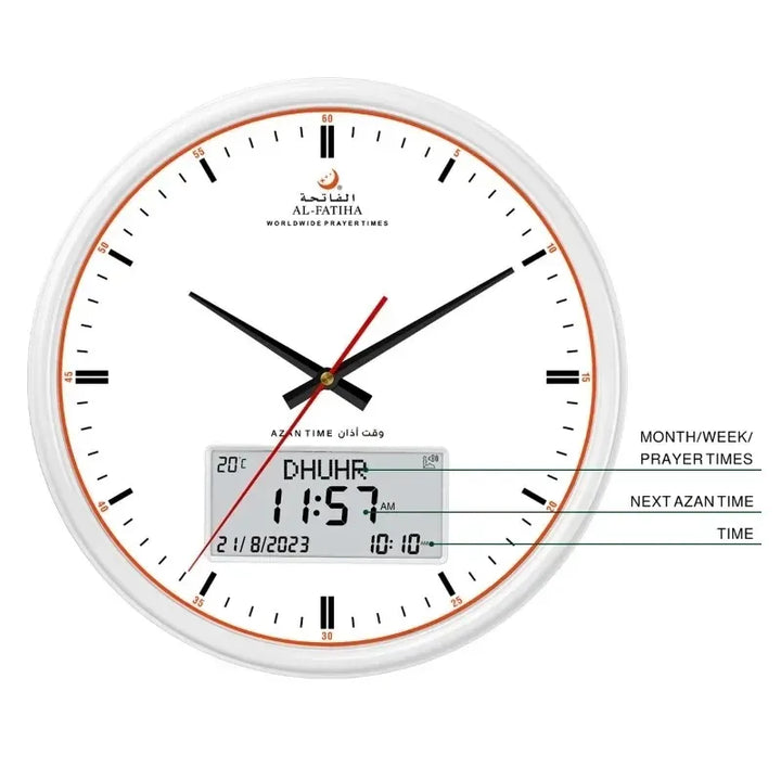 PrayerTime Uhr – Smarte Wanduhr mit Azan