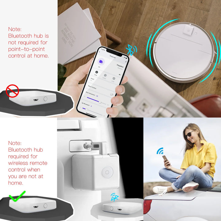 Skanto Tuya Fingerbot Taster - Wifi programmierbare Steuerung über SmartLife Google Alexa Apps