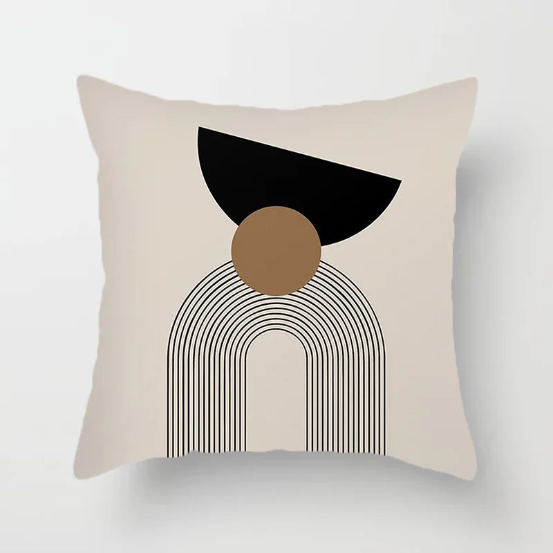 Moderne Kunst Abstraktes Muster Dekorative Kissenbezüge Kreative Linie Sofa Stuhl Kissenbezug Home Office Dekor | Skanto