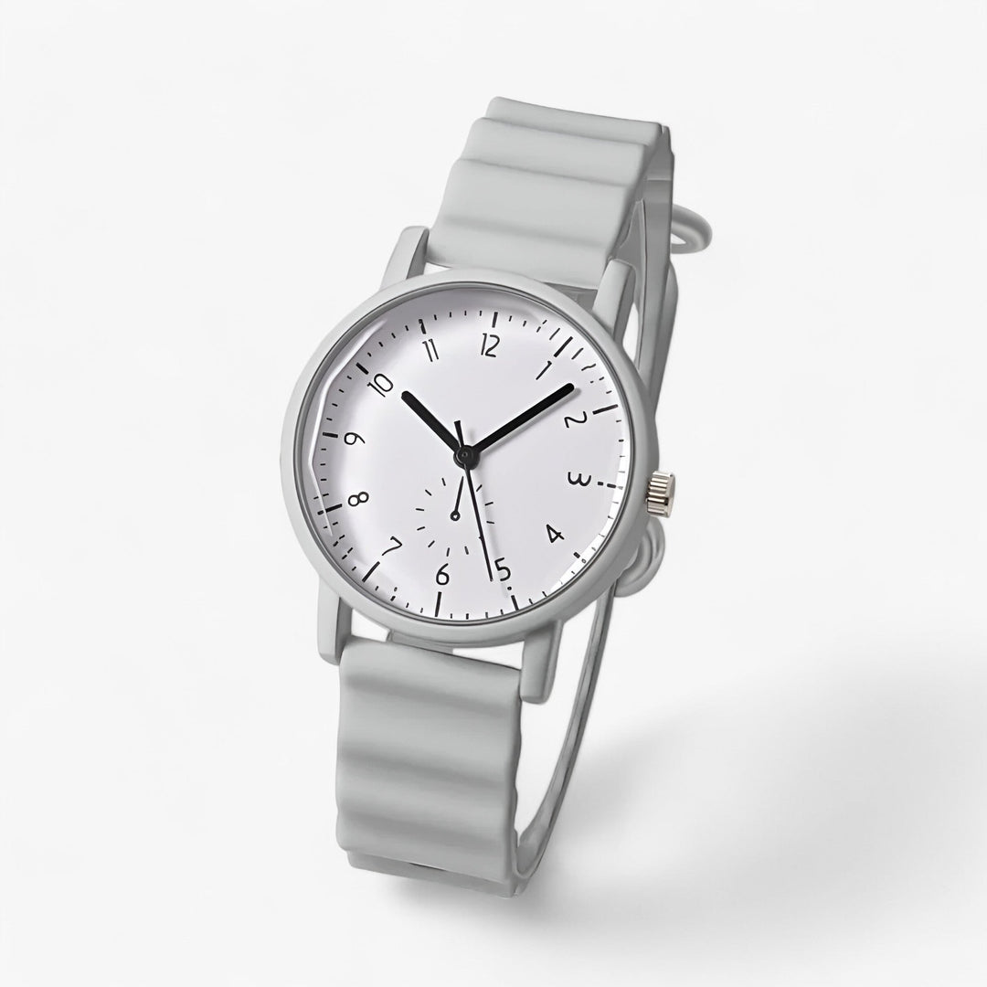 Skanto | Mina Jelly Watch – Farbenfrohe Quarzuhr mit elegantem Silikon-Wellenarmband
