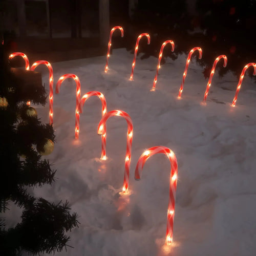 Skanto | CandyCaneLuxe | Wasserdichte LED-Weihnachtsbeleuchtung