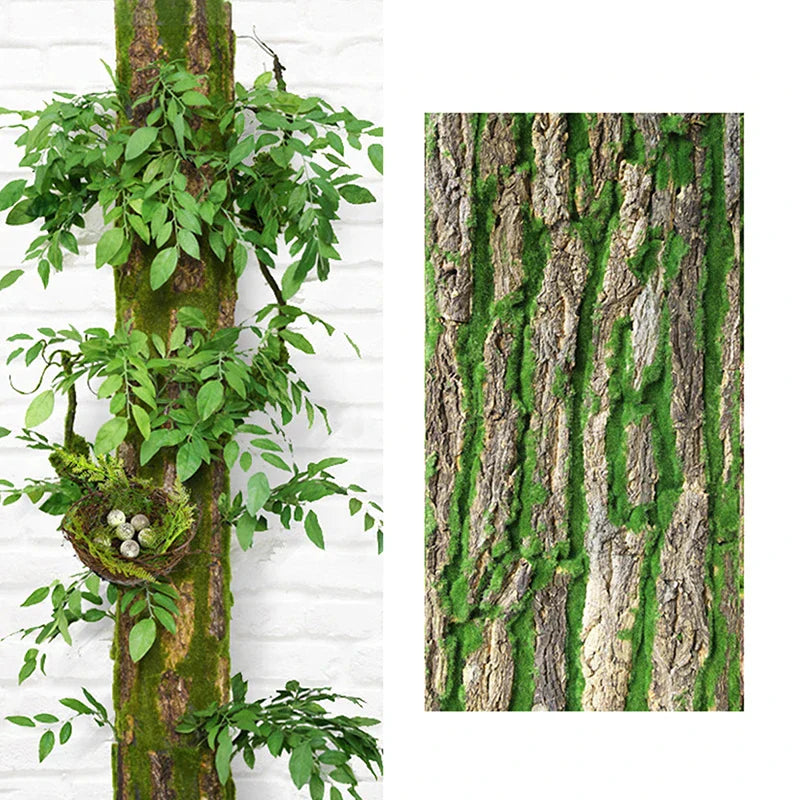 Skanto | DIY Wanddekor Grüne Pflanzenrinde