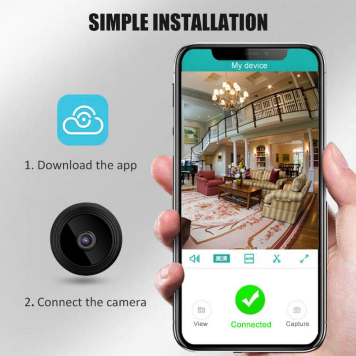 Skanto | Eye | Kabellose Full-HD WLAN-Überwachungskamera