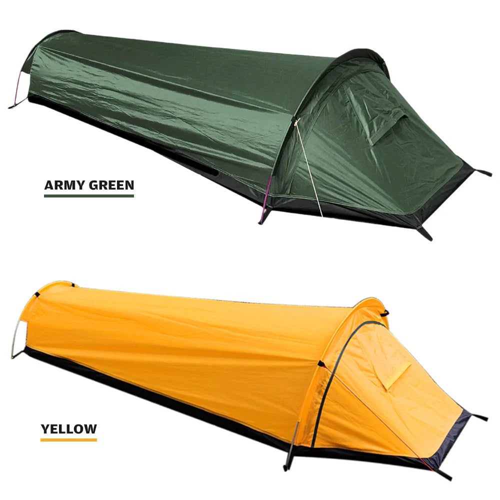Skanto | Trekvento SoloShield Ultraleichtes Einzelzelt | Wasserdicht & Winddicht | Mit Aluminiumstangen & Aufbewahrungstasche | Für Wandern, Ausflüge & Camping