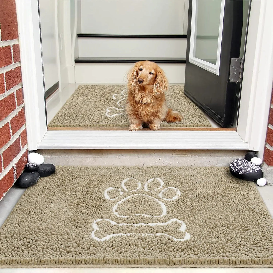 Skanto | Hunde-Fußmatte – Super saugfähig, rutschfeste Matte