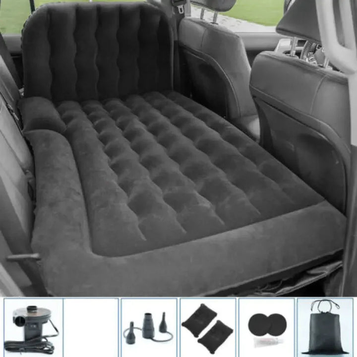 Skanto Skanto | Tragbare SUV Reise-Luftmatratze – Aufblasbares Autobett mit 2 Kissen, Campingmatratze für Outdoor-Abenteuer