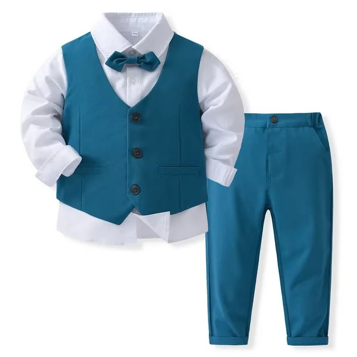 Skanto | Formelles Baumwoll-Outfit-Set für Jungen, Kleinkinder und Kinder