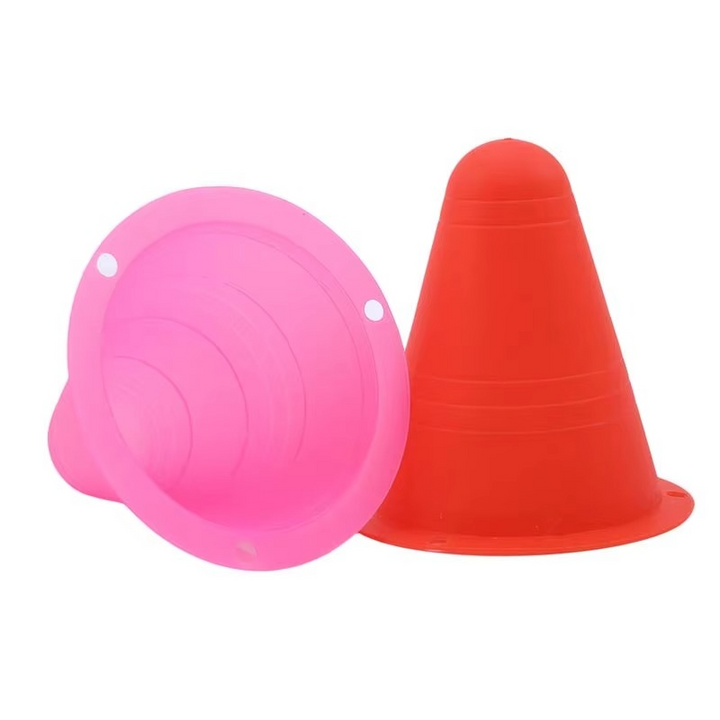 Skanto | 10er-Pack Trainingshütchen für Skating, Fußball und Sportübungen