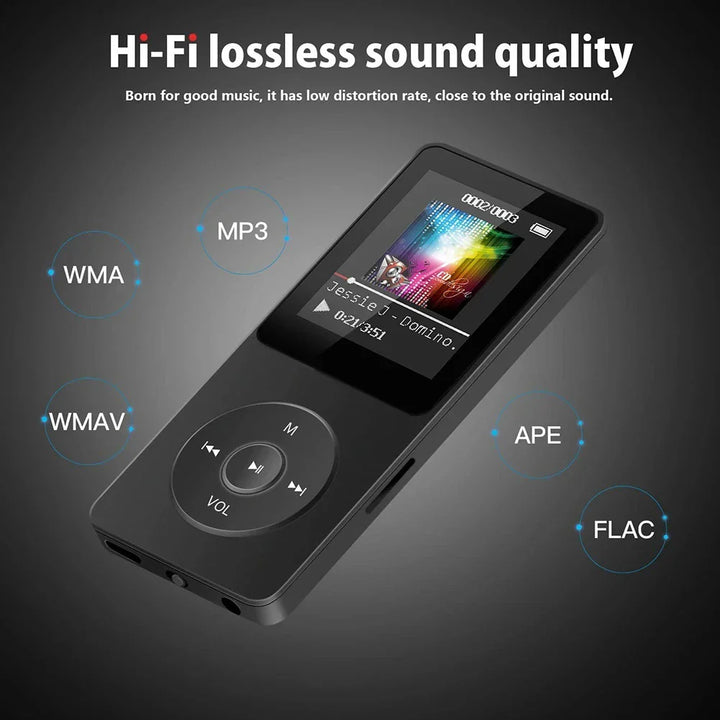 Skanto | MP3-Player – Kabelloses HiFi-Audio mit Bluetooth & multifunktionaler Medienunterstützung