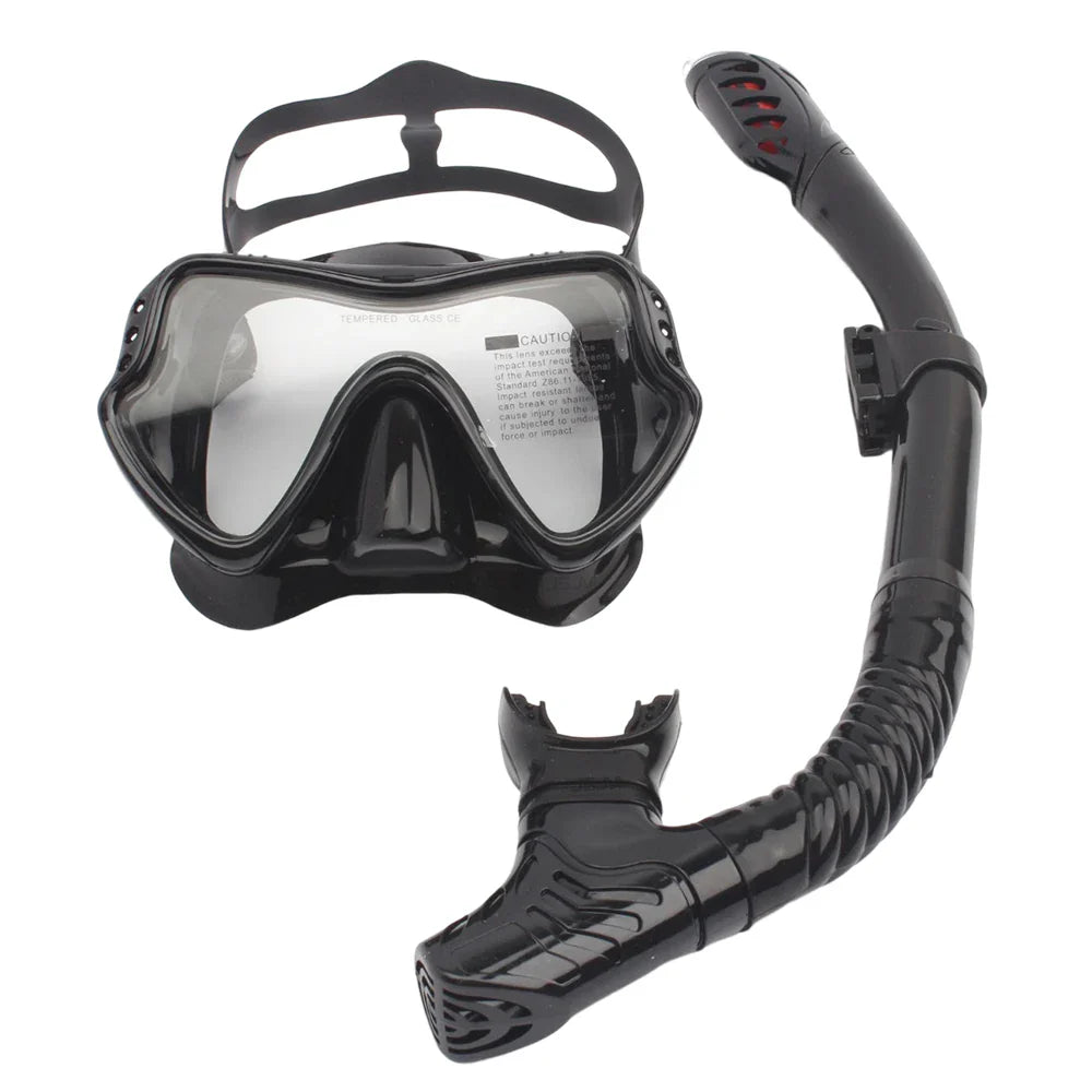 Skanto | Erwachsenen Unisex Schnorchel-Tauchmasken-Set mit Brille