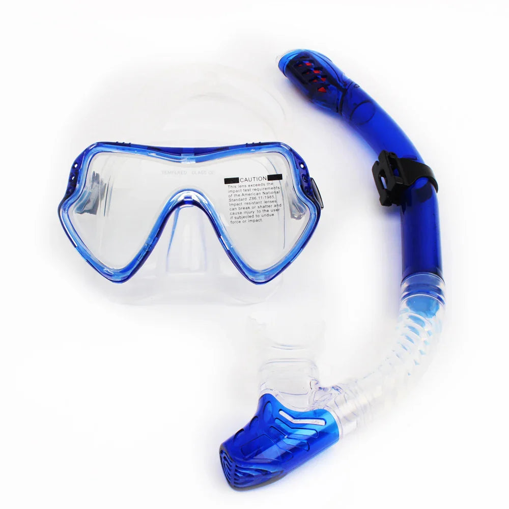Skanto | Erwachsenen Unisex Schnorchel-Tauchmasken-Set mit Brille