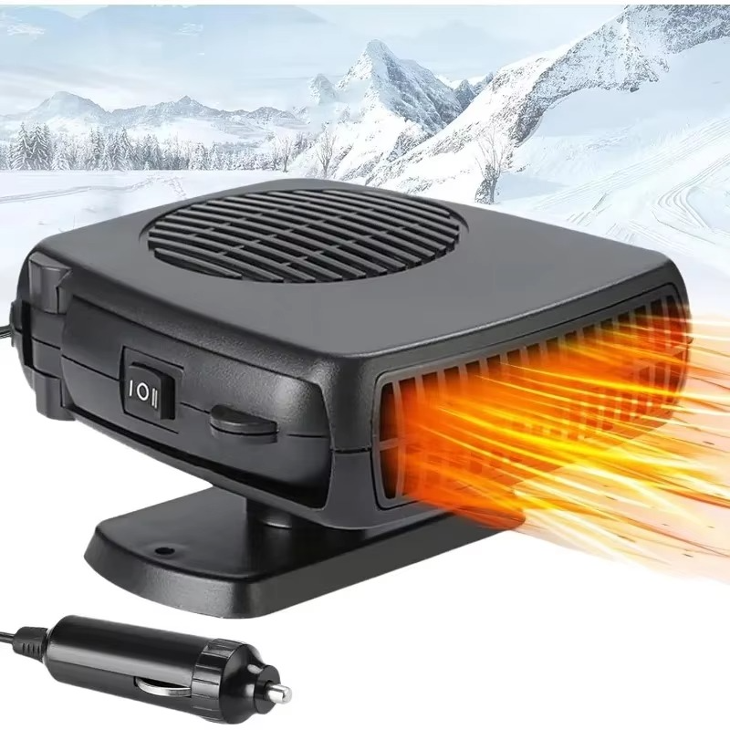 Skanto | Tragbare Autoheizung und Defroster, 2-in-1 Heiz- und Kühlgebläse für Windschutzscheibe und Kabine