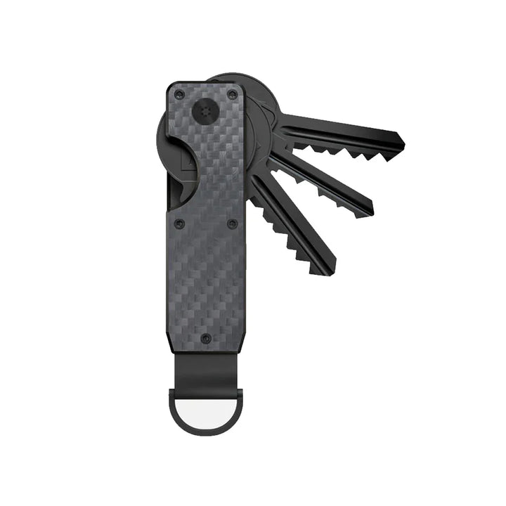 Skanto | Kompakter Schlüssel-Organizer – Minimalistisches Metall-Schlüsseletui für 1-5 Schlüssel – Sichere Schlüsselhalter-Lösung