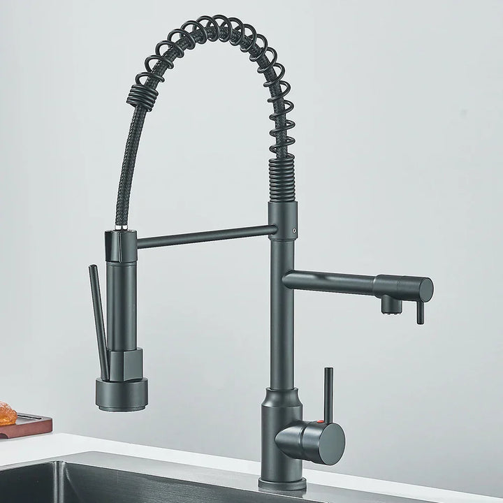 HydroFlex – Moderner Küchenarmatur mit Doppelsprühfunktion Skanto