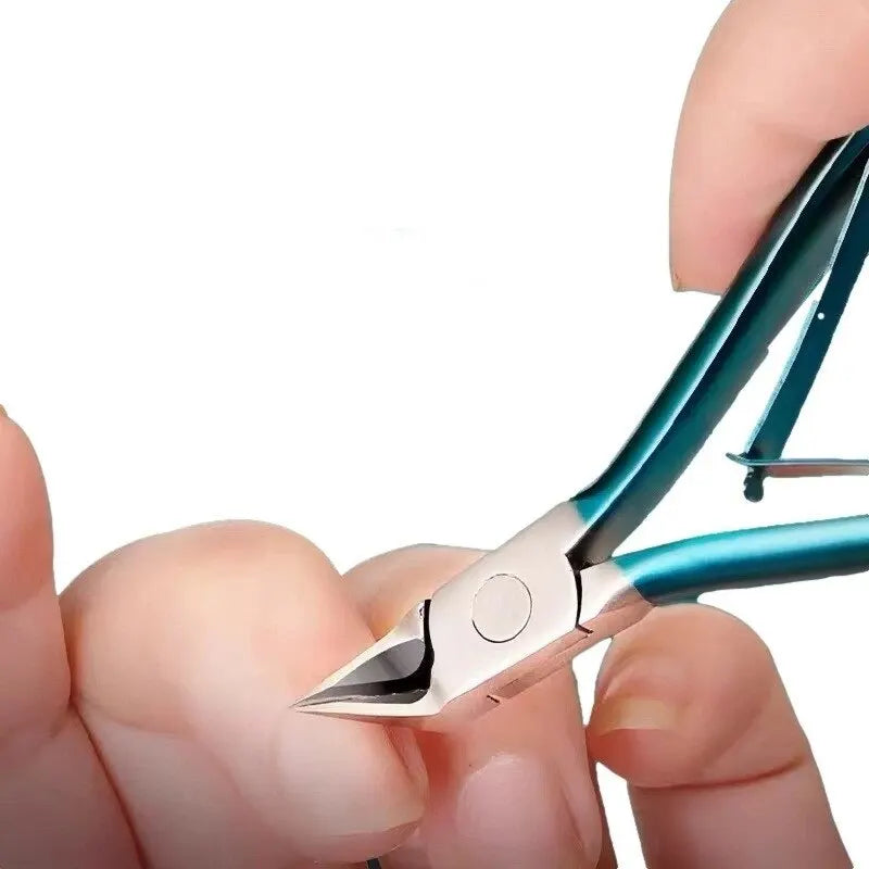 Skanto | MediVera | Nagelknipser für eingewachsene & dicke Zehennägel | Professioneller Nagelknipser aus Edelstahl | Präzisionszange für Fußpflege & Podologie