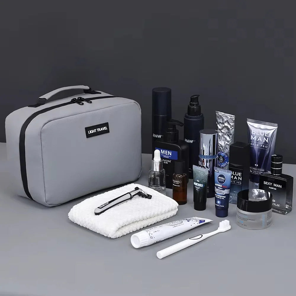 Skanto | Packvard Herren Kulturbeutel Reisetasche | 24×16×11 cm | Wasserabweisend & Reißfest | Mit Griff & Viel Stauraum