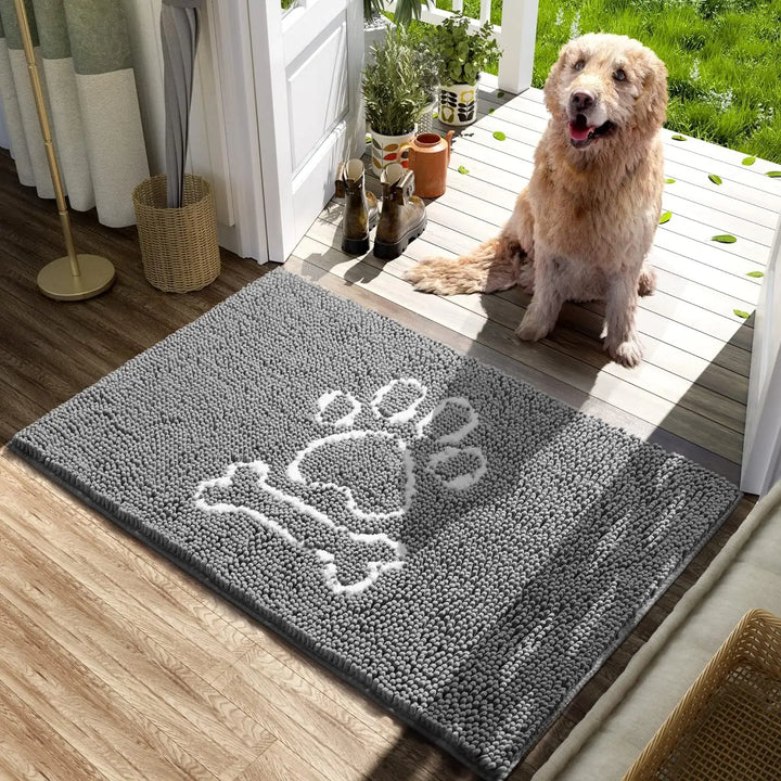 Skanto | Hunde-Fußmatte – Super saugfähig, rutschfeste Matte