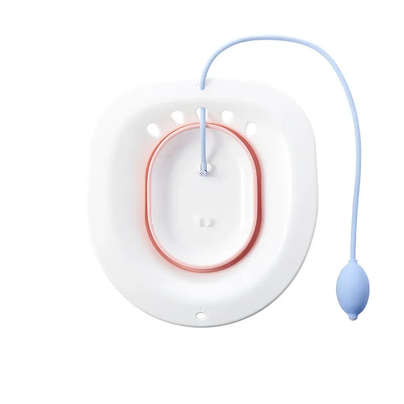 Skanto | Faltbare Bidet-Badewanne – Komfortables Sitzbad für Schwangere, ältere Menschen, nach der Geburt und medizinisches Toilettenspülzubehör
