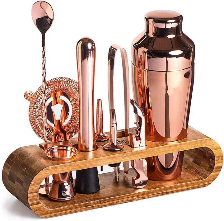 Skanto | MixArt Metall-Bar-Set | Elegantes Cocktail- und Barkeeper-Set | Perfekte Drinks leicht gemacht