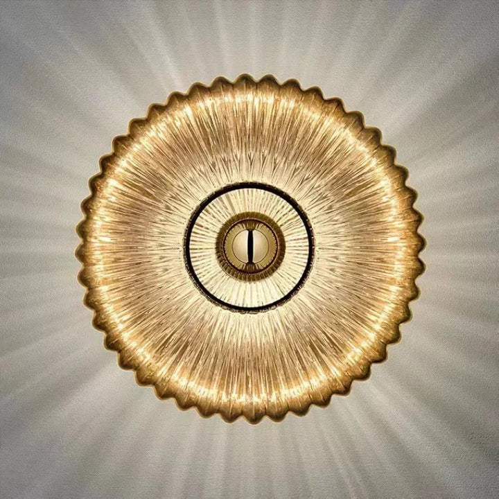 Skanto Garduru Elegante Glas-Wandleuchte | Edles Design | Warmes & Kaltes Licht