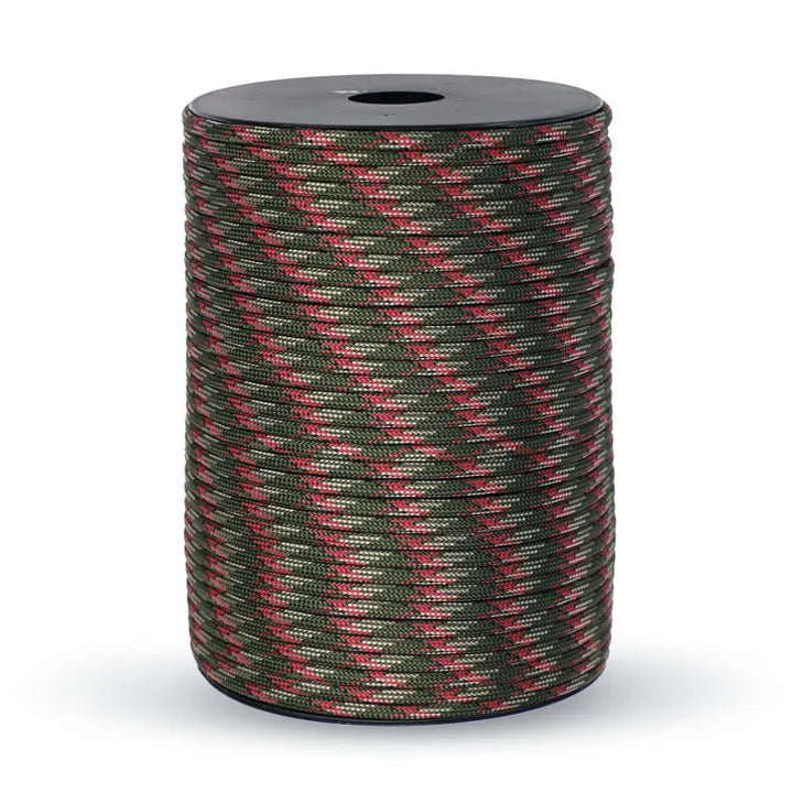 Skanto | 100m Survival Paracord – 9-adriges Militär 550 Paracord-Seil für Outdoor & Handwerk