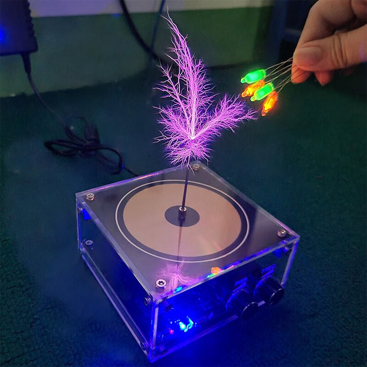Skanto | Multifunktionaler Tesla Musik-Lautsprecher | Plasma-Blitz-Lautsprecher | Kabelloser Bluetooth-Sound