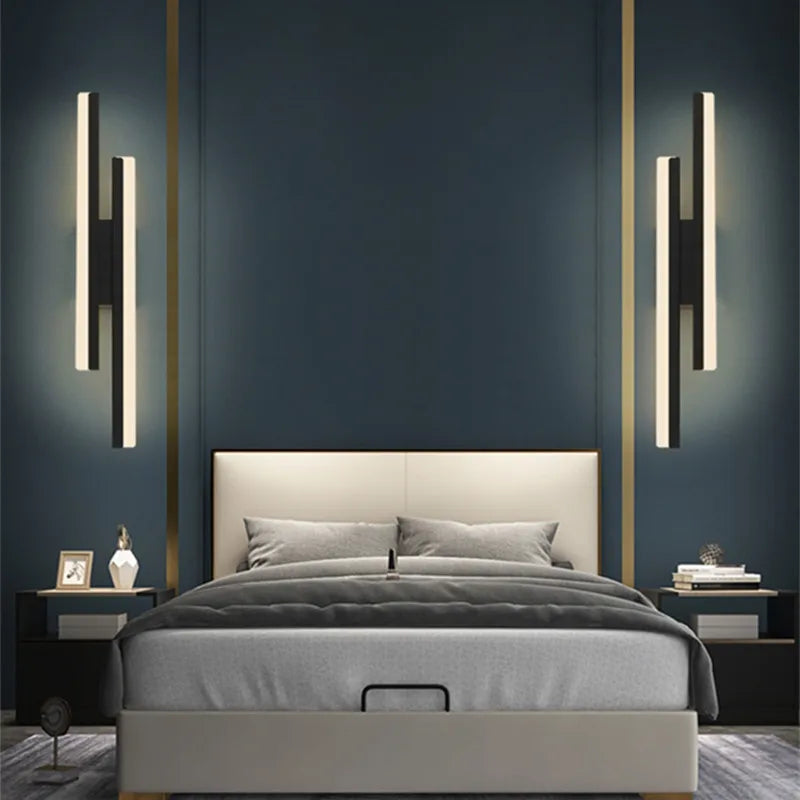 Moderne LED-Wandlampe mit schlichtem Design, minimalistische Wandlampe für Flur & Wohnzimmer