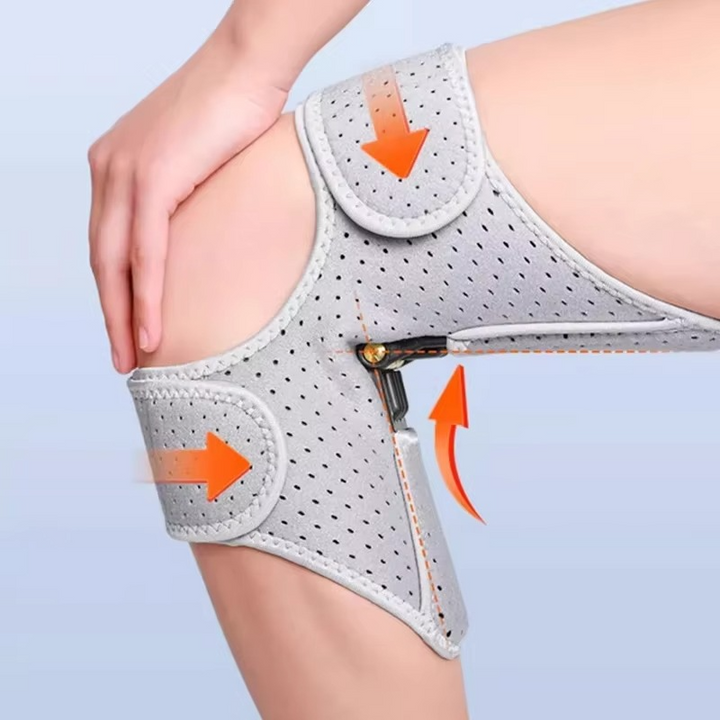 Skanto | Verstellbare Kniebandage mit Power-Rebound-Federn für Gelenkentlastung und Stabilität