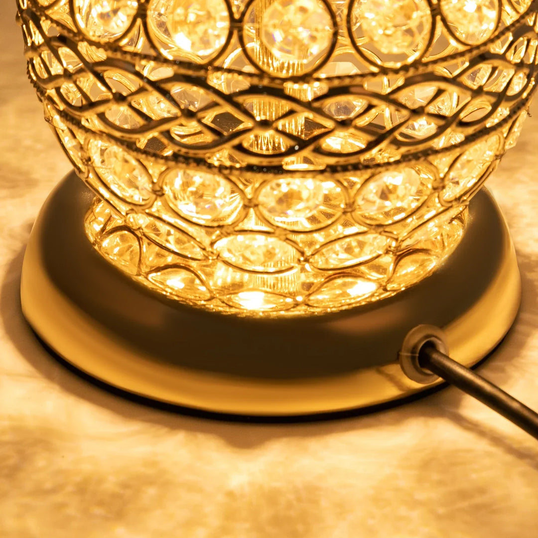 Skanto | Moderne Kristall-Luxus-Dekor-Nachttischlampe