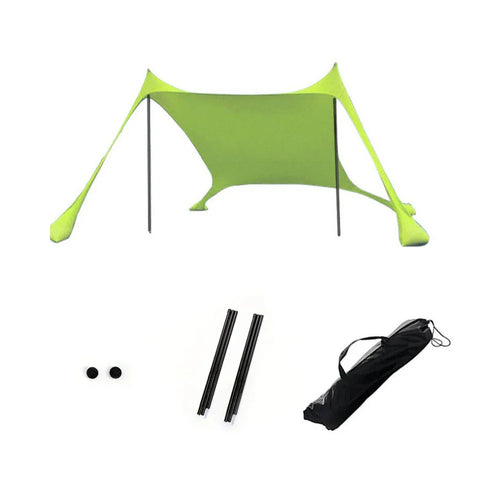 Skanto | Solaviva Strandzelt mit UV-Schutz UPF50+ | Windresistent & Wasserdicht | Für 3–4 Personen | 200×200×170 cm