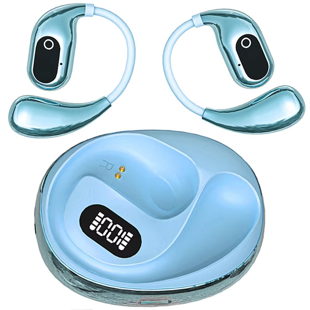 Skanto | KI Smart Übersetzer-Ohrhörer mit Bluetooth 5.3, Open-Ear-Kopfhörer für Reisen, Business und Sport