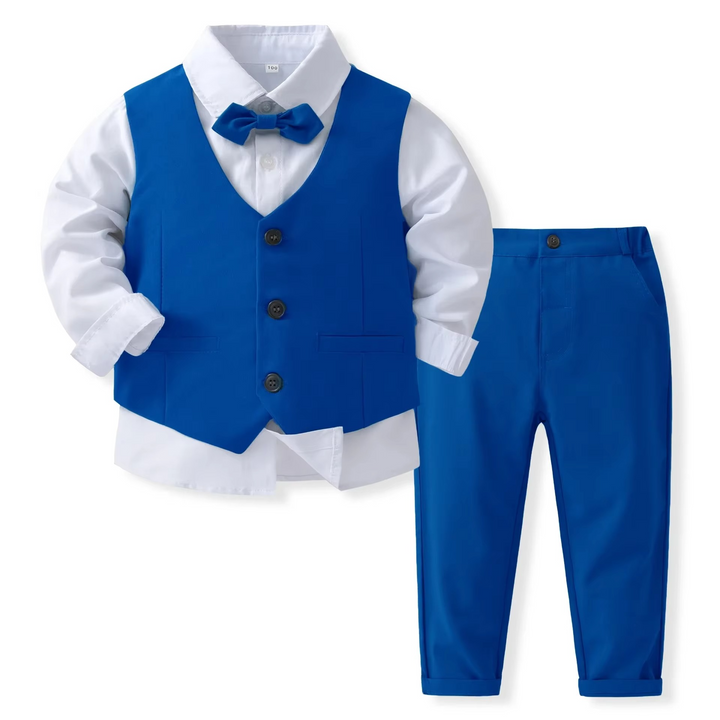 Skanto | Formelles Baumwoll-Outfit-Set für Jungen, Kleinkinder und Kinder