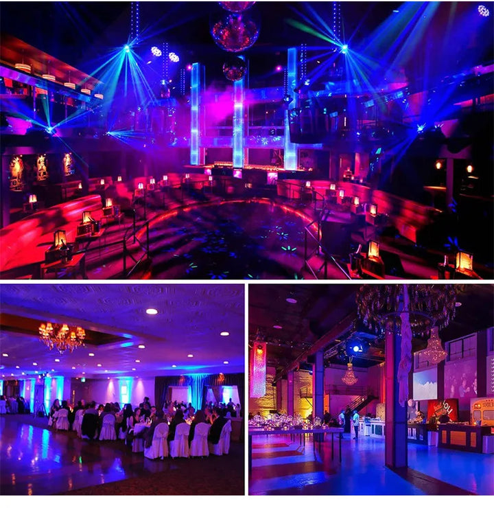 Skanto | 36W RGB LED Bühnenlicht – Professionelles DMX512 Sound Control Disco Licht für KTV Bar Party DJ, dekorative Effektprojektion
