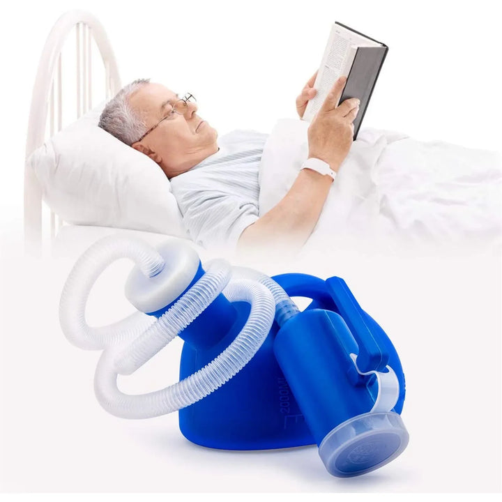 Skanto | Auslaufsicheres tragbares Urinal für Männer: 2000 ML Urinflasche für Zuhause, Camping, Roadtrips