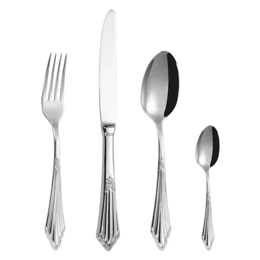 Skanto | Elegantes Besteckset in Gold-Design