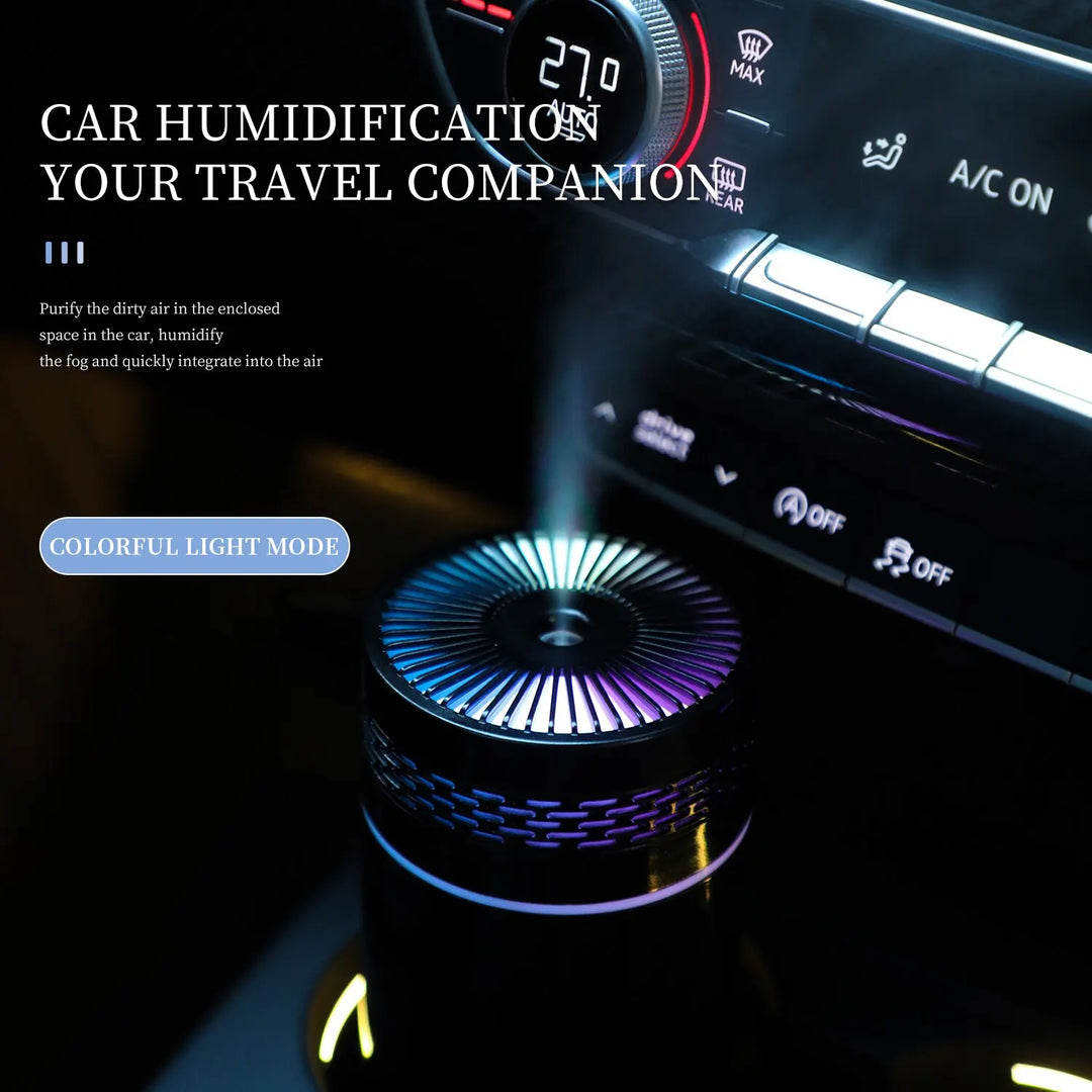 Skanto | 250ML Tragbarer Auto-Luftbefeuchter - USB LED Aroma-Diffusor