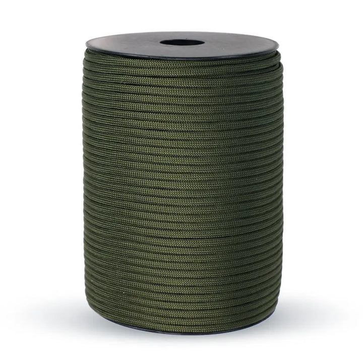 Skanto | 100m Survival Paracord – 9-adriges Militär 550 Paracord-Seil für Outdoor & Handwerk