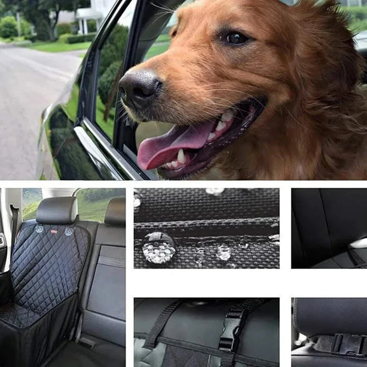 Skanto | Auto-Hundesitz RoadPaws | Wasserdicht & Kratzfest | 600D Oxford | Mit oder ohne Reißverschluss