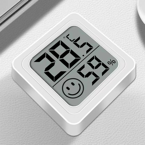 Skanto | Digitales LCD-Thermometer und Hygrometer für den Innenbereich mit Temperatur- und Feuchtigkeitssensor